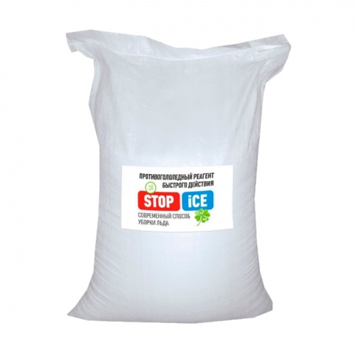 Противогололедный реагент «STOP ICE» -30C, мешок 25 кг 